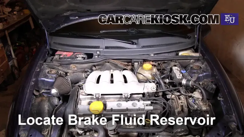 1999 Opel Tigra 1.4i 1.4L 4 Cyl. Brake Fluid Check Fluid Level